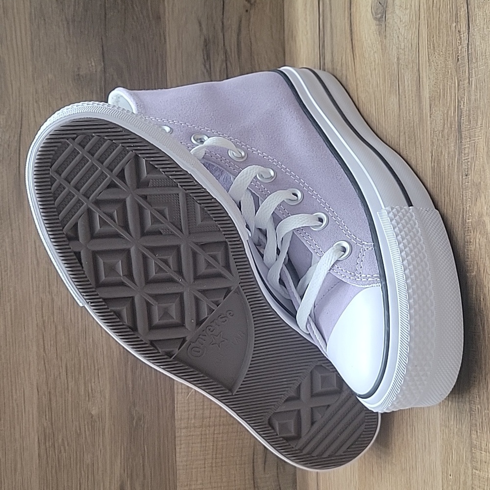 Converse Women's High-Top Sneakers - Light Purple - Picture 4 of 12
